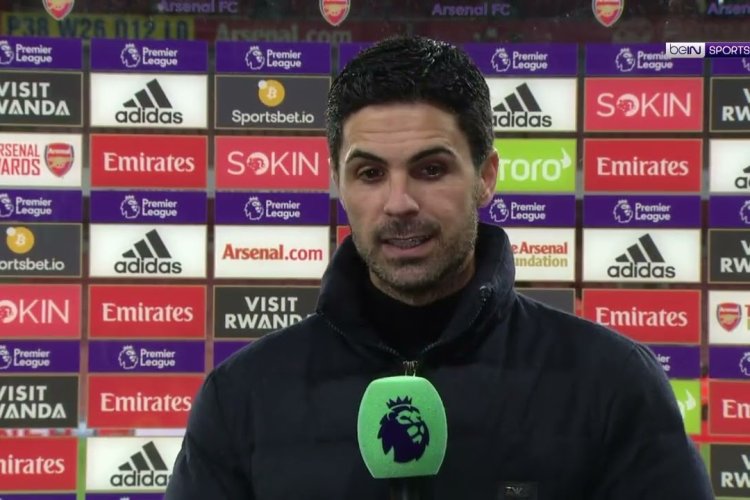 Arsenal Liverpool Mikel Arteta Post Match Interview Despite The